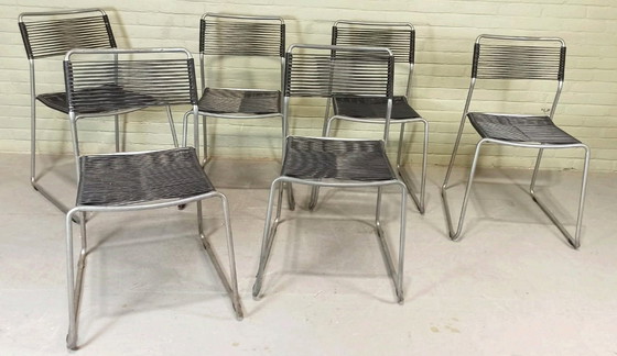 Image 1 of 6 X Lisa Norinder Melker Spaghetti Chairs 