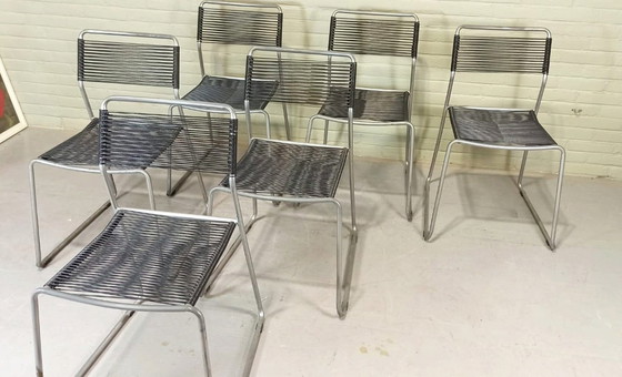 Image 1 of 6 X Lisa Norinder Melker Spaghetti Chairs 