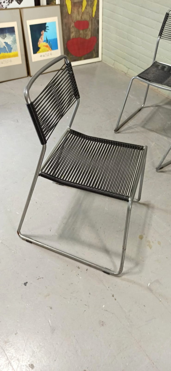 Image 1 of 6 X Lisa Norinder Melker Spaghetti Chairs 