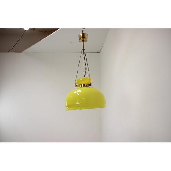 Image 1 of Vintage glass chandelier, Germany 1970s