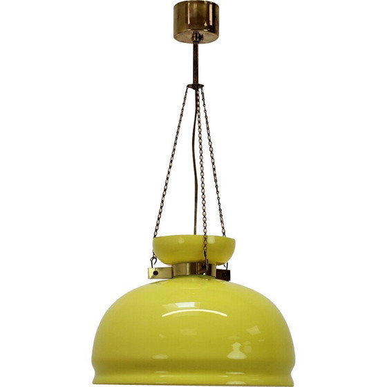 Image 1 of Vintage glass chandelier, Germany 1970s