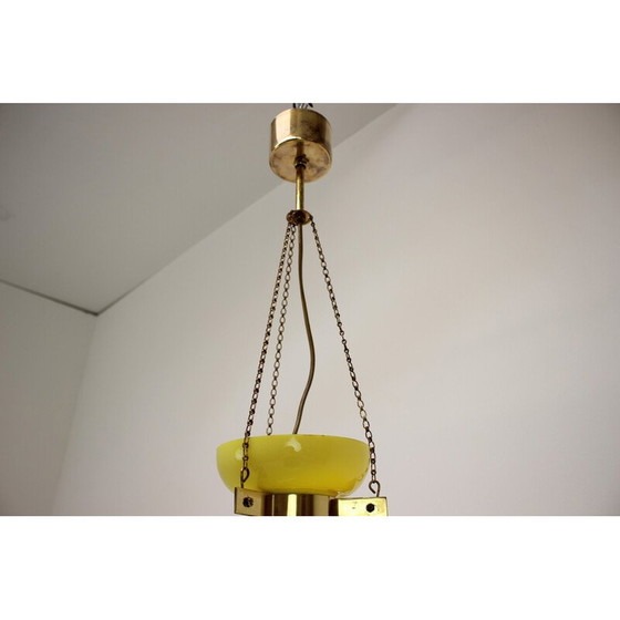 Image 1 of Vintage glass chandelier, Germany 1970s