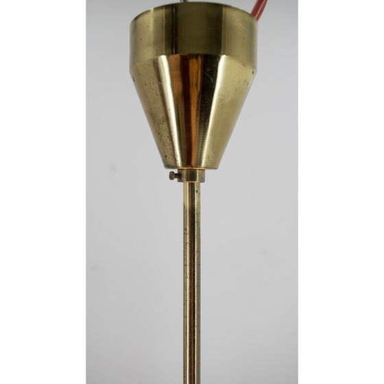 Image 1 of Pair of vintage 9-flame Sputnik chandeliers by Kamenicky Senov, 1970