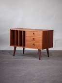 Mobile porta dischi in teak danese vintage