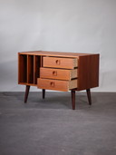 Mobile porta dischi in teak danese vintage