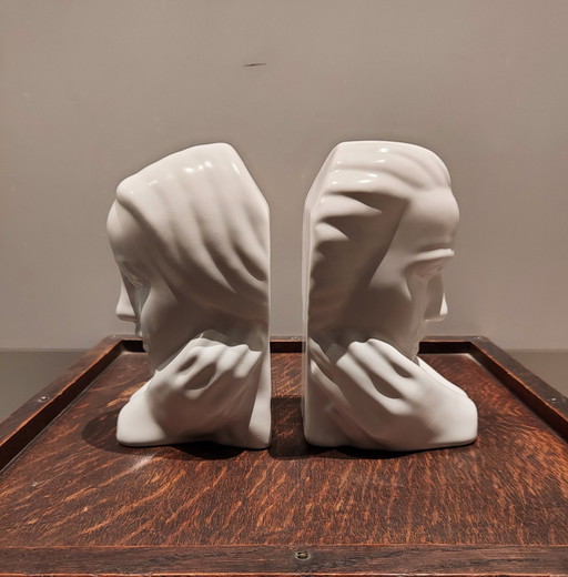 Fransje Carbasius - Plateel Schoonhoven - Bookends