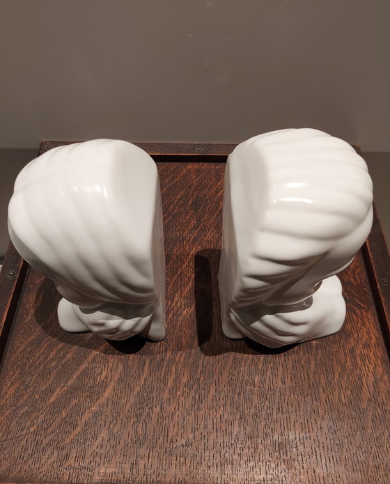 Image 1 of Fransje Carbasius - Plateel Schoonhoven - Bookends