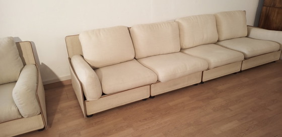 Image 1 of Modular Sofa By Riccardo Arbizzoni For Zanotta 1978. Redifiori Model Set Of 5