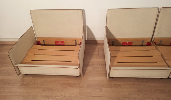 Image 1 of Modular Sofa By Riccardo Arbizzoni For Zanotta 1978. Redifiori Model Set Of 5