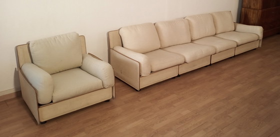 Image 1 of Modular Sofa By Riccardo Arbizzoni For Zanotta 1978. Redifiori Model Set Of 5