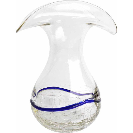 Image 1 of Vintage glazed glass vase by Harrachov Sklo, Czechoslovakia 1970