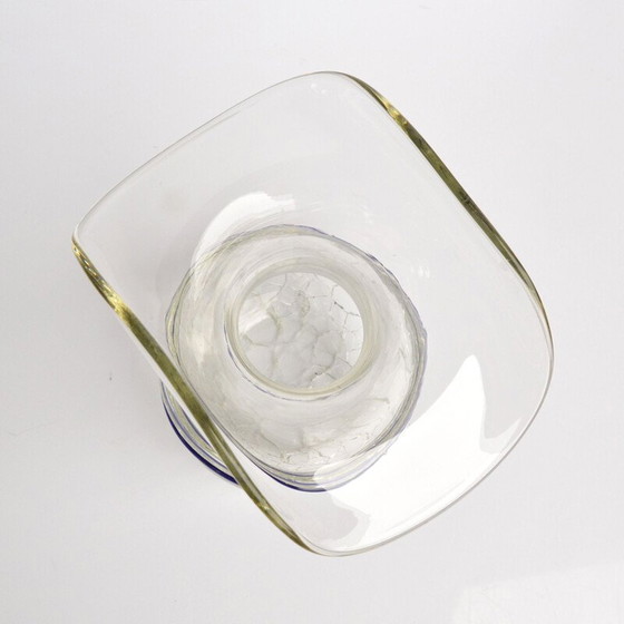 Image 1 of Vintage glazed glass vase by Harrachov Sklo, Czechoslovakia 1970