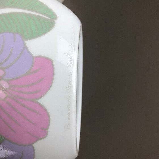 Image 1 of Vintage Porcelain Vase Rosemonde Nairac for Rosenthal Germany 1970s