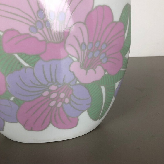 Image 1 of Vintage Porcelain Vase Rosemonde Nairac for Rosenthal Germany 1970s