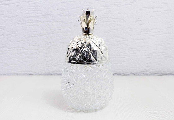 Image 1 of Ananas glas candy or sugar bowl