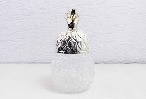 Image 1 of Ananas glas candy or sugar bowl