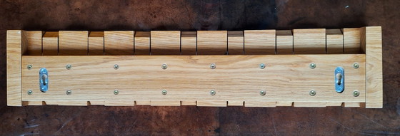 Image 1 of Oak Piano Coat Rack