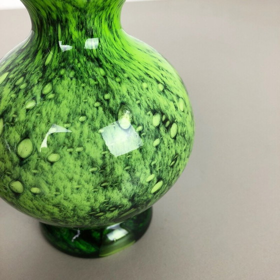 Image 1 of Set of 2 vintage opaline italian pop art vases 1970
