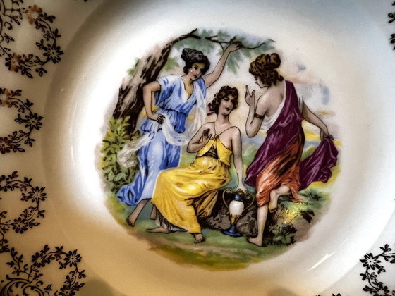 Image 1 of 12 Plates Czechoslovakian Porcelain