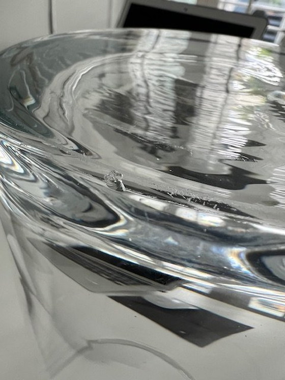 Image 1 of Cylinder Vase Of Thick Clear Glass