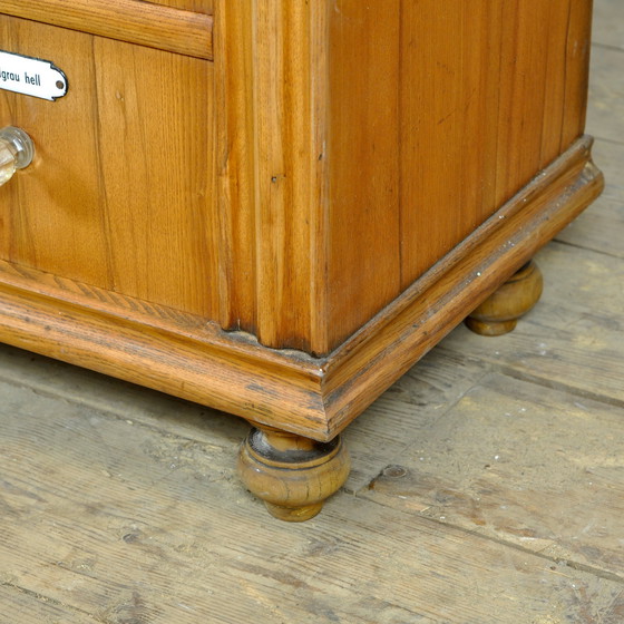 Image 1 of Oak And Pine Pharmacy Cabinet, 1889