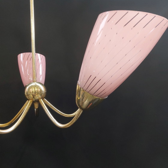 Image 1 of Vintage 1950 tsjech lamp