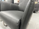 2 Jess Design Aron armchair black leather