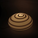 Lampada Zebra in vetro a spirale Eglo