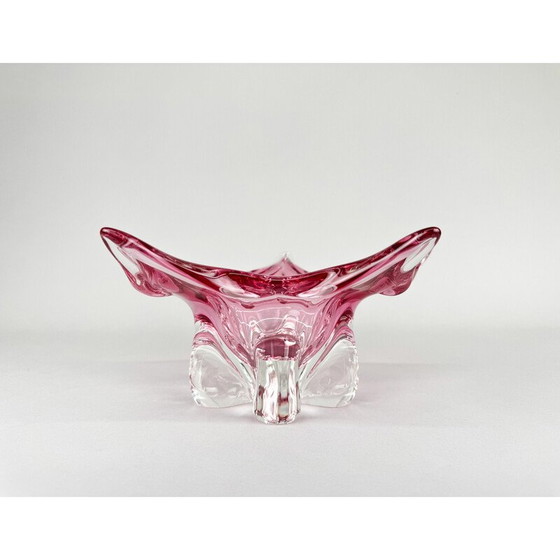 Image 1 of Vintage Art glass bowl by Josef Hospodka for Chribska Glassworks, 1960s