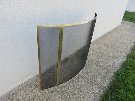 Image 1 of Minimalist Arched Fireplace Screen, France, 1970