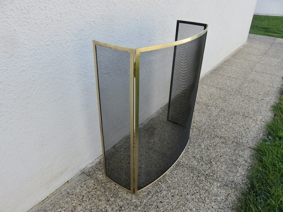 Image 1 of Minimalist Arched Fireplace Screen, France, 1970