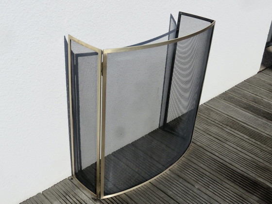 Image 1 of Minimalist Arched Fireplace Screen, France, 1970