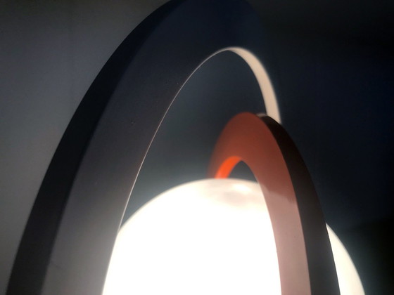 Image 1 of Pair Of Vintage Table Lamps - Space Age - Saturn - Steel - 1960