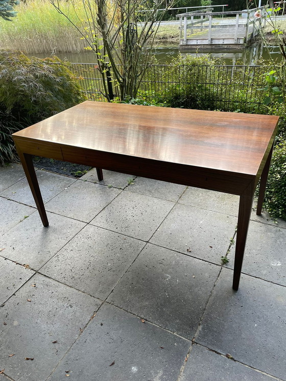 Image 1 of Teak Desk Severin Hansen For Haslev, Denmark ´50s