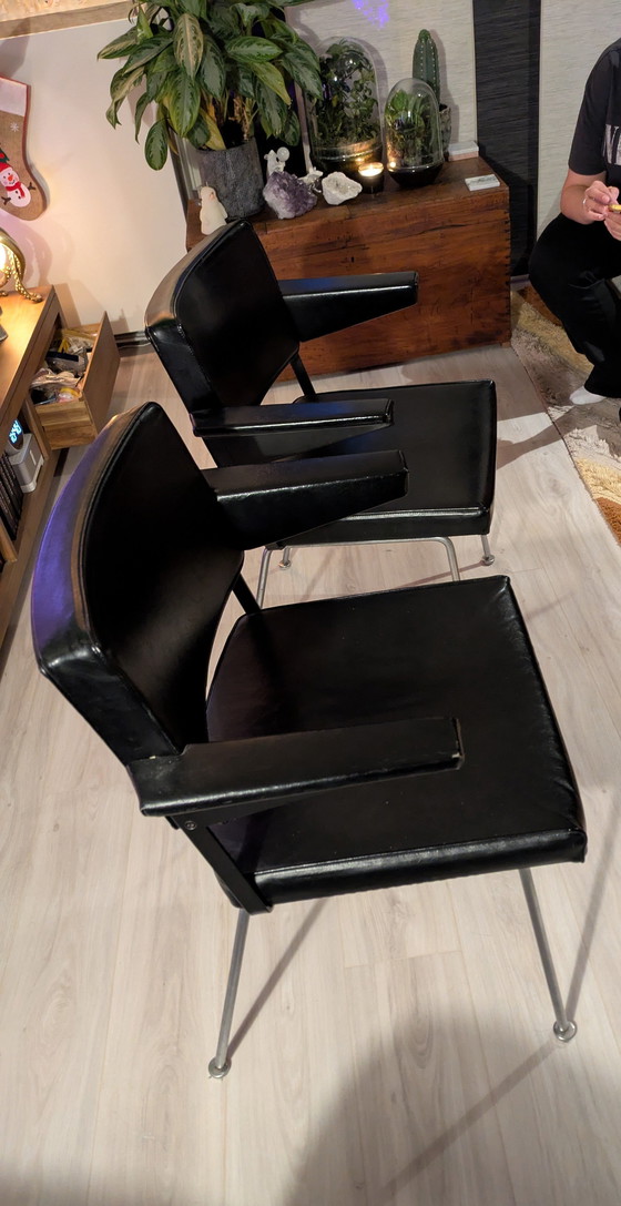 Image 1 of 2x Gispen Chairs: Cordemeyer Model 1265,