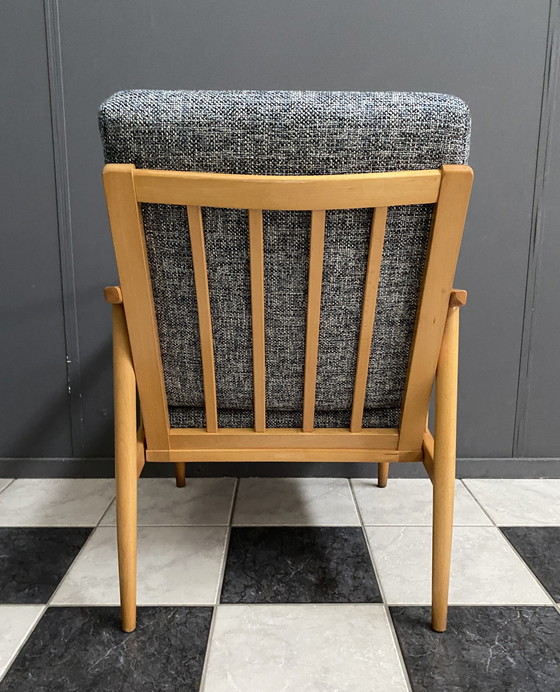 Image 1 of 1960S Arm Chair In Wood And Fabric