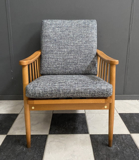 Image 1 of 1960S Arm Chair In Wood And Fabric