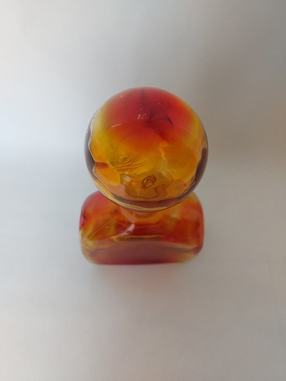 Image 1 of Empoli glass decanter, Italy 1970