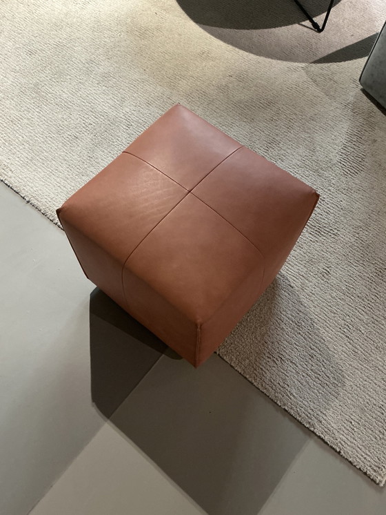 Image 1 of Eyye Kub Leather Pouf Showroom Model