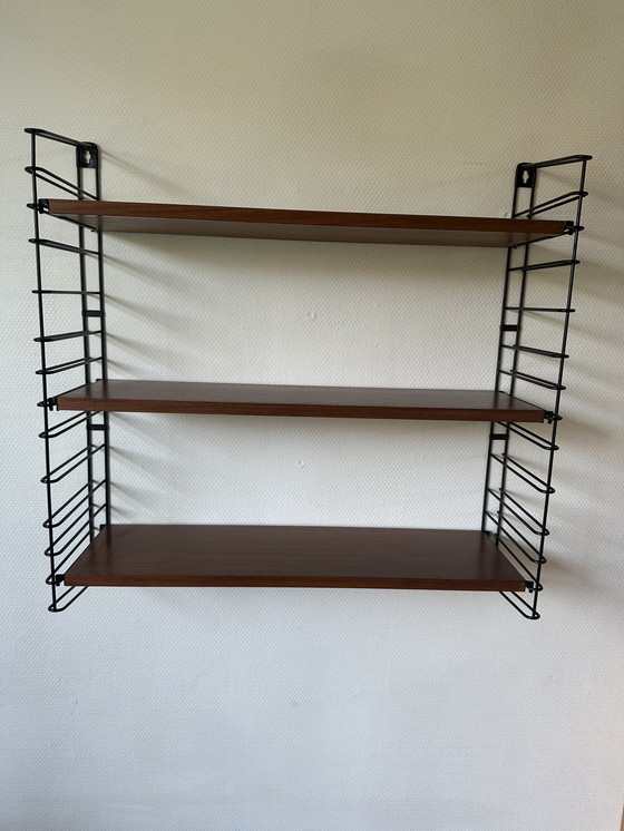 Image 1 of Tomado Wall Rack Teak Retro Bookshelf