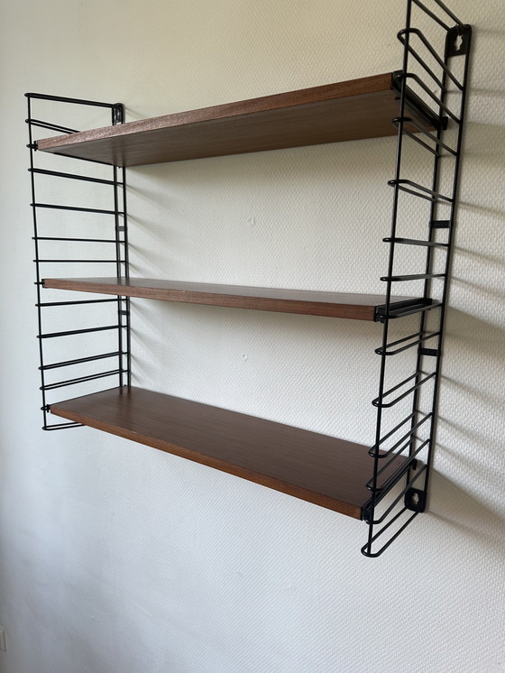 Image 1 of Tomado Wall Rack Teak Retro Bookshelf