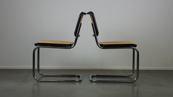 Image 1 of 6 x vintage Marcel Breuer design chairs by Thonet model S32