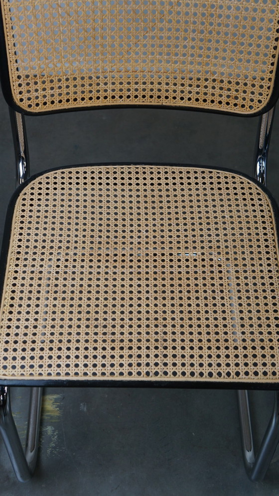 Image 1 of 6 x vintage Marcel Breuer design chairs by Thonet model S32