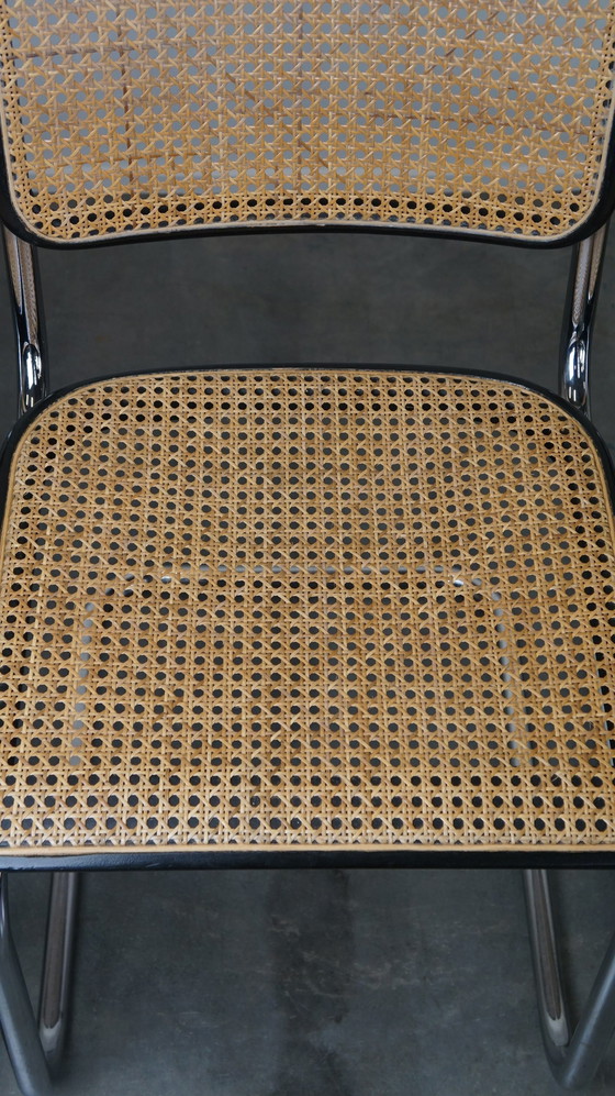 Image 1 of 6 x vintage Marcel Breuer design chairs by Thonet model S32