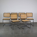 6 x chaises vintage Marcel Breuer design par Thonet modèle S32