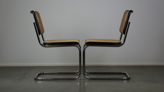 Image 1 of 6 x vintage Marcel Breuer design chairs by Thonet model S32