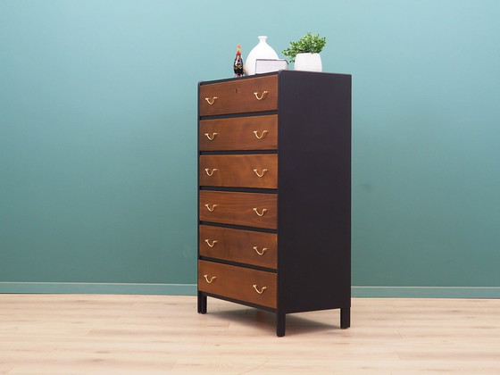 Image 1 of Walnut Chest Of Drawers, Danish Design, 1960S, Production: Denmark