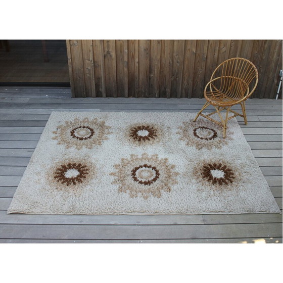 Image 1 of Vintage dralon acrylic rug, Belgium 1970