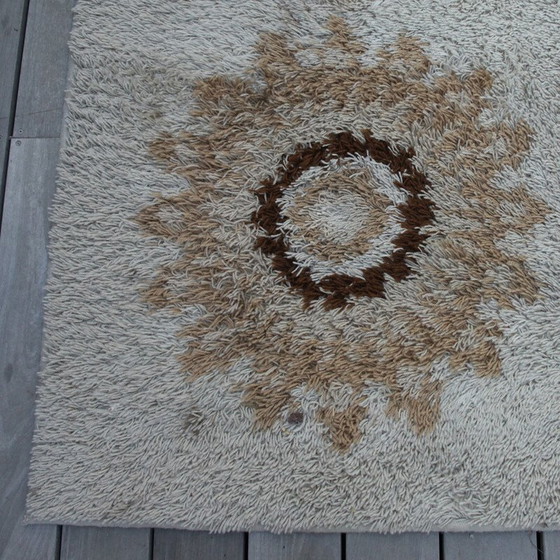 Image 1 of Vintage dralon acrylic rug, Belgium 1970