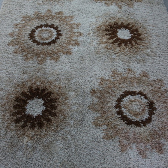 Image 1 of Vintage dralon acrylic rug, Belgium 1970